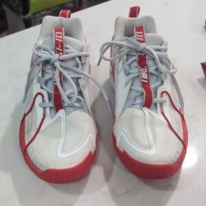 Nike Red and Gray Sneakers Nike Air Zoom GT Cut 3White Picante Red (GS)